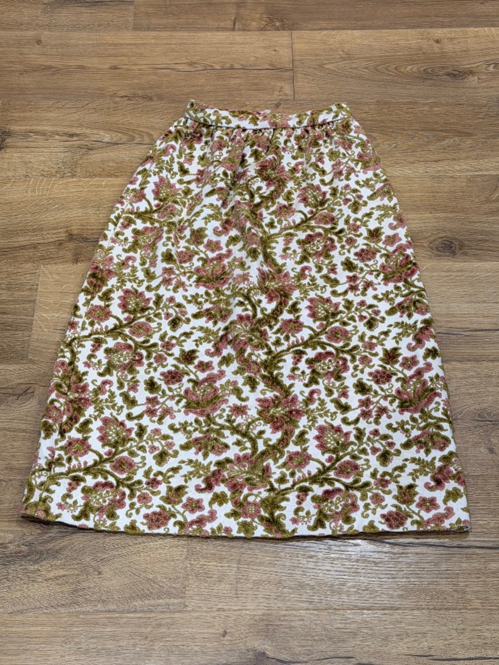 JET RAG VINTAGE CLOTHING HOUSE Vintage Tapestry Floral Midi Skirt Women's XXS
